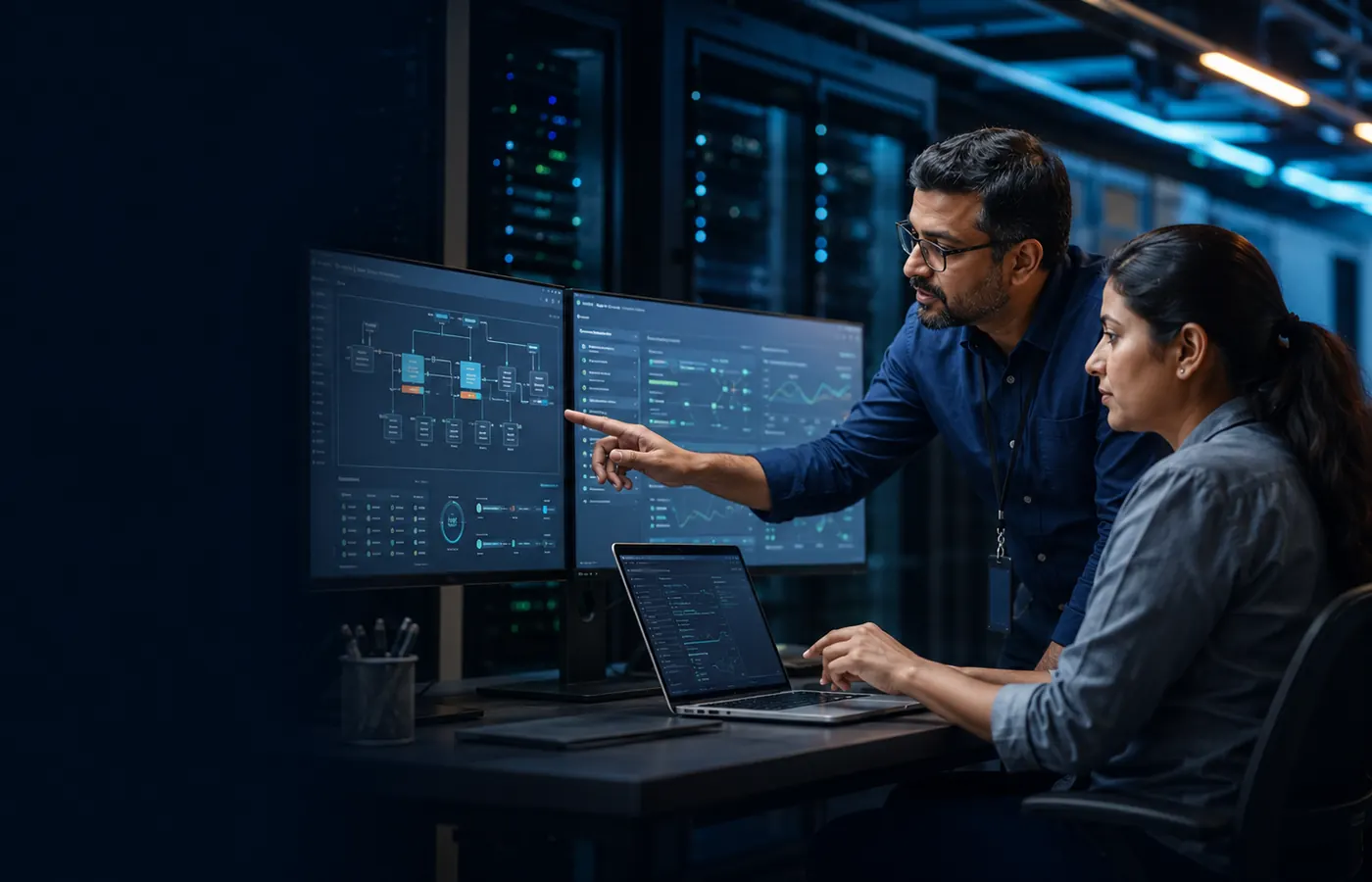 Cloud infrastructure cost governance dashboard displaying resource allocation and budget guardrails